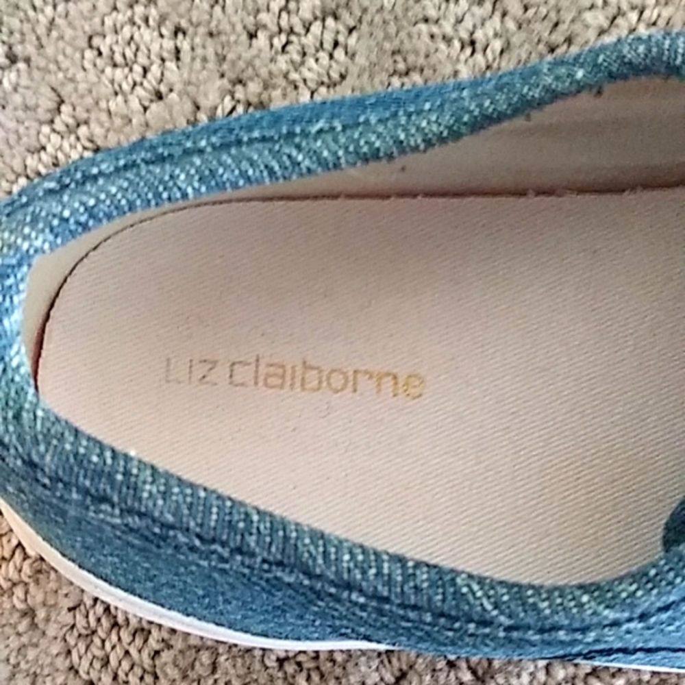 Liz Claiborne Denim Sneakers - Picture 7 of 8